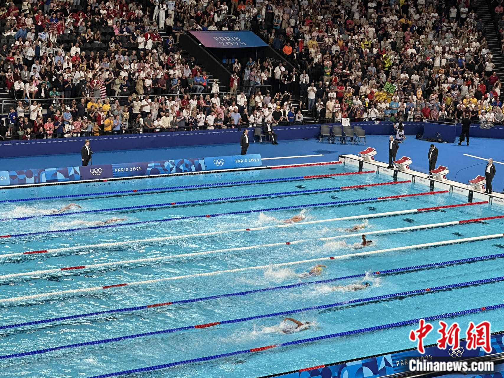 巴黎奥运会女子4×100米自由泳接力中国队夺铜：